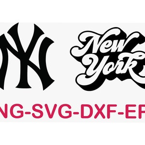 New York Yankees Classic Pinstripe Logo Type Die-Cut Round STICKER