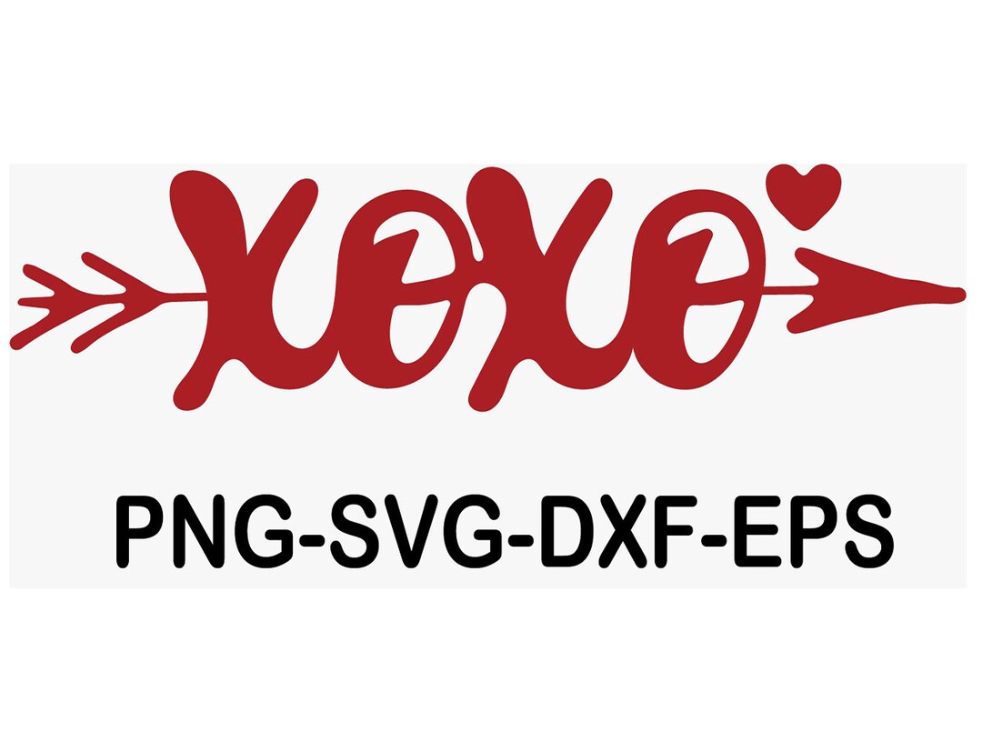 XOXO SVG, Valentine's Day Svg, Love Svg, Svg Files, Cricut and ...
