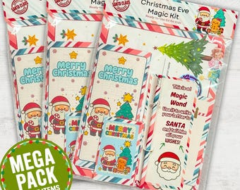 Kids Christmas Activity Set • Santa Letter Kit • North Pole Certificate • Christmas Eve Games for Kids • Holiday Activity Pack