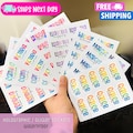 Holographic Name Stickers – Waterproof Custom Labels for Kids, School, Daycare, Lunchboxes