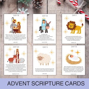 Christelijke adventkaarten, adventskalender, kerststal adventskalender, adventkaarten voor kinderen, adventkaarten, Bijbelstudiekaarten