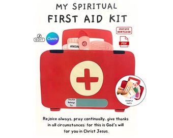 Editable Prayer Prompt Cards, Sunday School Activity (Digital Download)