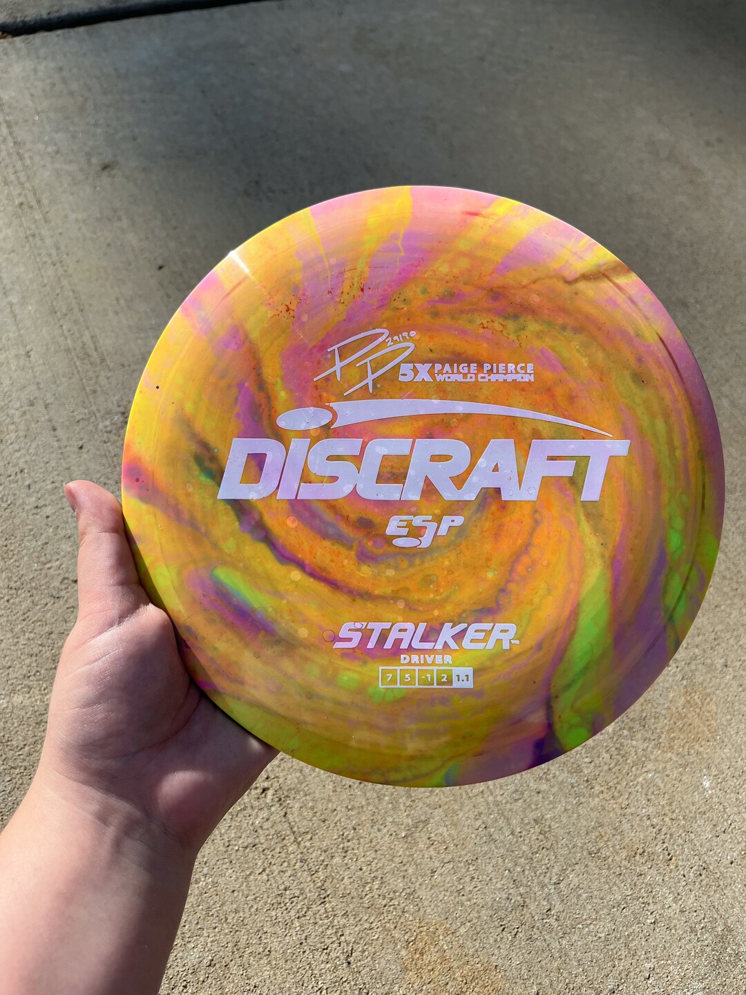 New Discraft Stalker 176175 G Custom Disc Dye Etsy