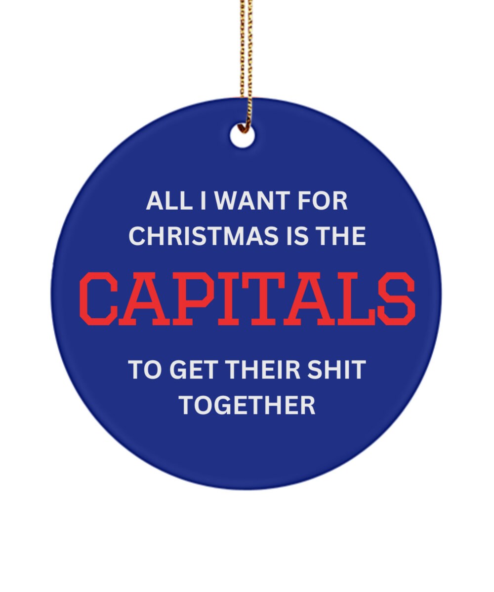 Washington Capitals NHL Stitch Gift Cute Christmas Sweater • Kybershop