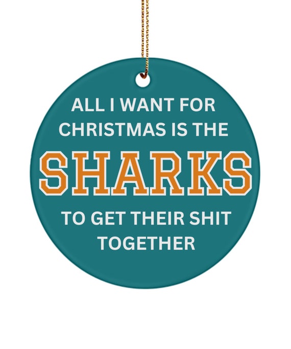 San jose sharks best sale ornament