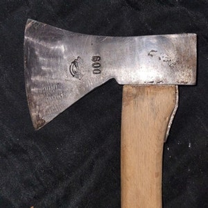 Vintage old rare German J.Wiebelhaus&co axe. With 600 Stemplung.