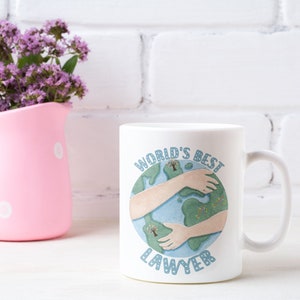 World&#39;s Best Lawyer, Custom Lawyer Gift, Lawyer Cup, Lawyer Coffee Mug, Gift For Lawyer, Law School Graduation Gift, Lawyer Christmas Gift