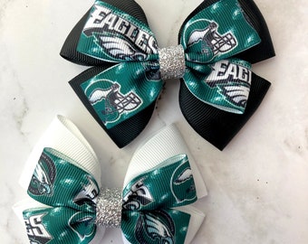 Philadelphia Eagles Hair Bow