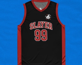 OSRS 99 Slayer Recycled Unisex Basketball Jersey | RuneScape Skill Cape Jersey | OSRS Jersey | Gift For Him | Gift For Her
