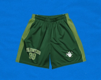 OSRS 99 Farming Unisex Mesh Shorts | RuneScape Skill Cape | OSRS Shorts | RuneScape Farming | Gift For Him | Gift For Her