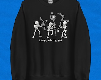 OSRS Skeleton Raid Sweatshirt | Old School RuneScape Unisex Sweater