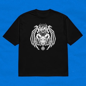 OSRS Yama White Oversized Heavyweight T-shirt | RuneScape T-Shirt | Gaming T-Shirt | Old School Runescape | Gift For Him