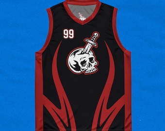 OSRS 99 Slayer Basketball Jersey V2 | RuneScape Custom Jersey