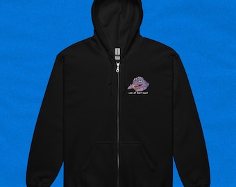 Sudadera con capucha unisex con cremallera y calavera de mascota de OSRS Baron / Sudadera con capucha unisex / Sudadera con capucha RuneScape / Sudadera con capucha con cremallera de mezcla pesada / Regalo para él