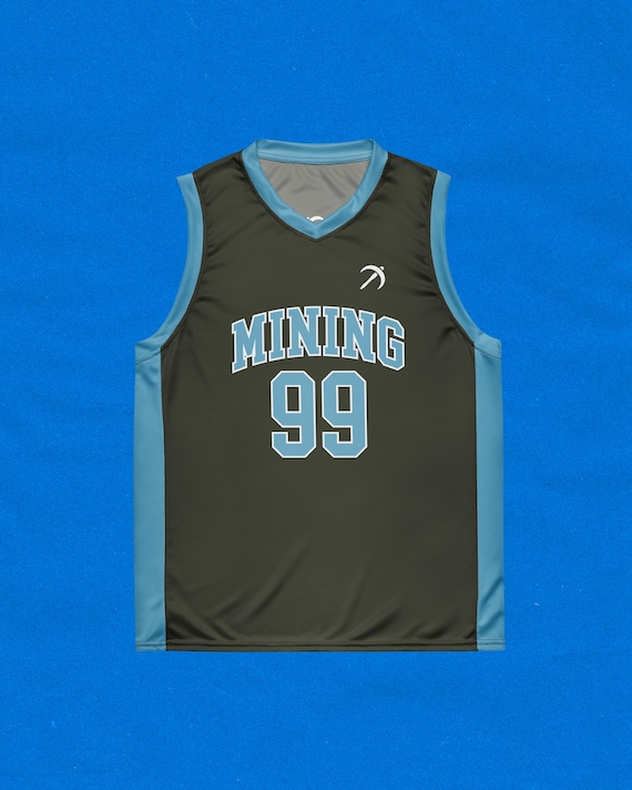 OSRS 99 Mining Recycled Unisex Basketball Jersey | Runescape Skill