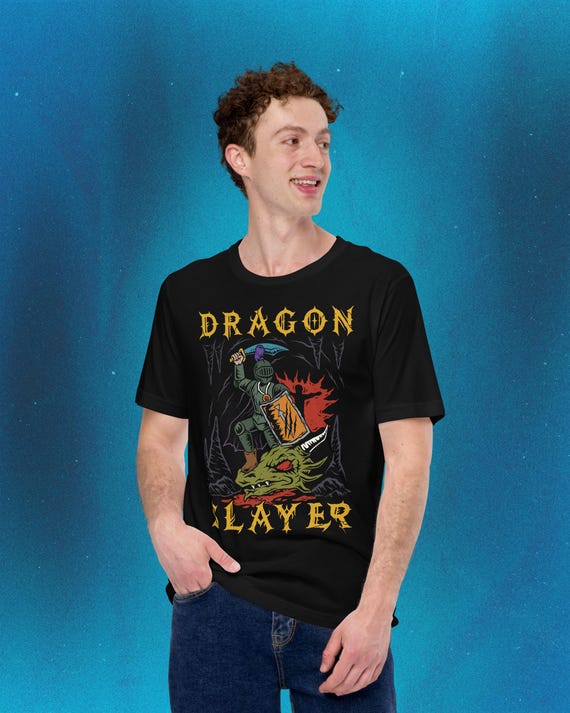 OSRS Dragon Slayer Unisex T-shirt | Old School Runescape Gaming