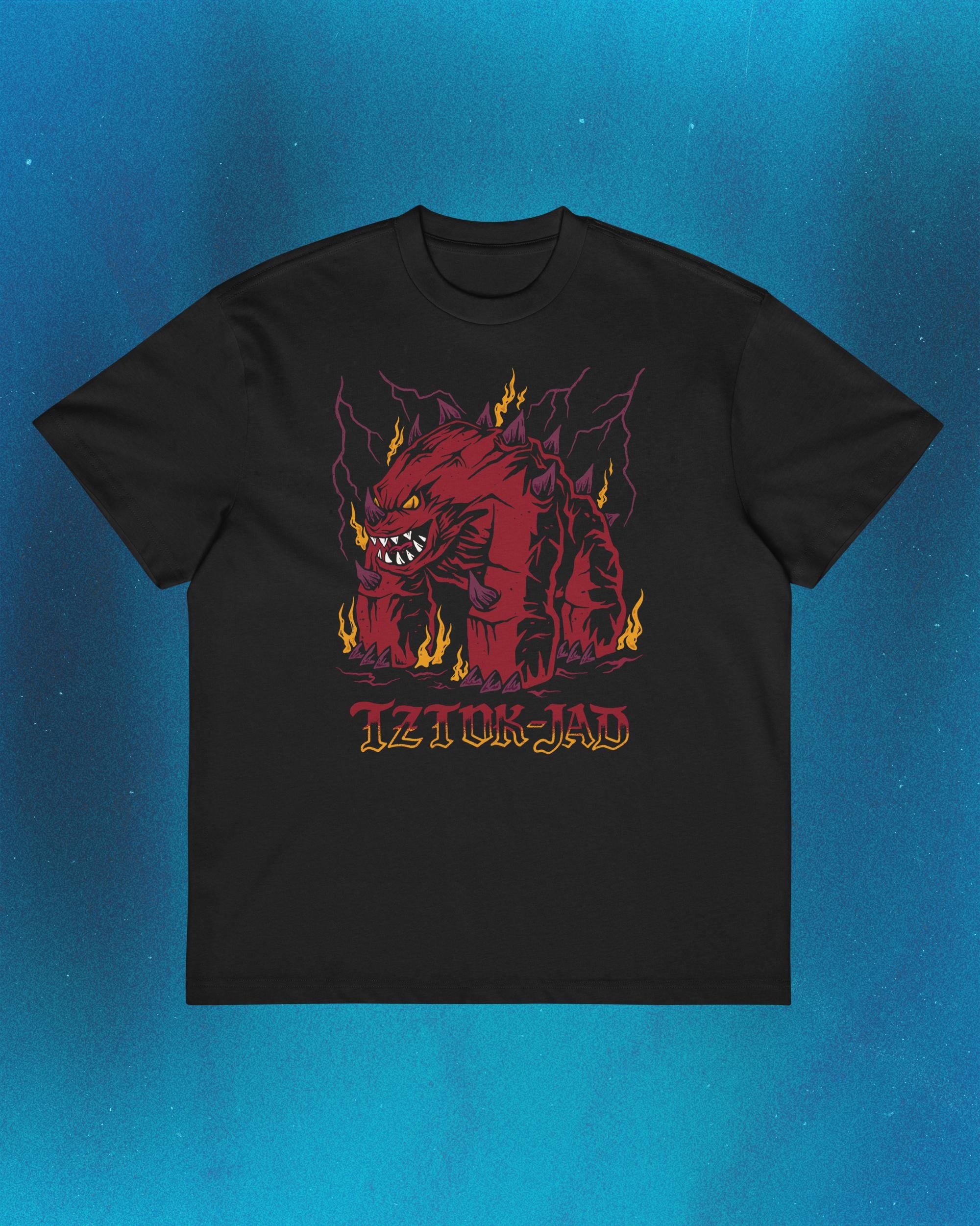 OSRS Jad Men's Box Tee | Runescape Oversized T-shirt | Gaming T