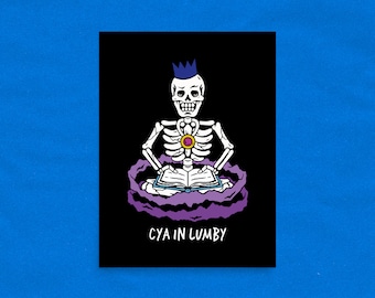 OSRS Cya In Lumby Matte Poster | RuneScape Poster | OSRS Wall Art