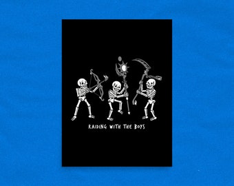 OSRS Skeleton Raid Matte Poster | RuneScape Poster | OSRS Wall Art | Old School RuneScape | Gaming Poster | Gift For Him | Gift For Her