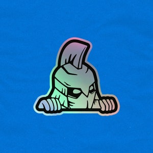 OSRS Ironman Holographic Sticker | RuneScape Sticker | OSRS Holographic Sticker | Old School RuneScape | Gaming Sticker