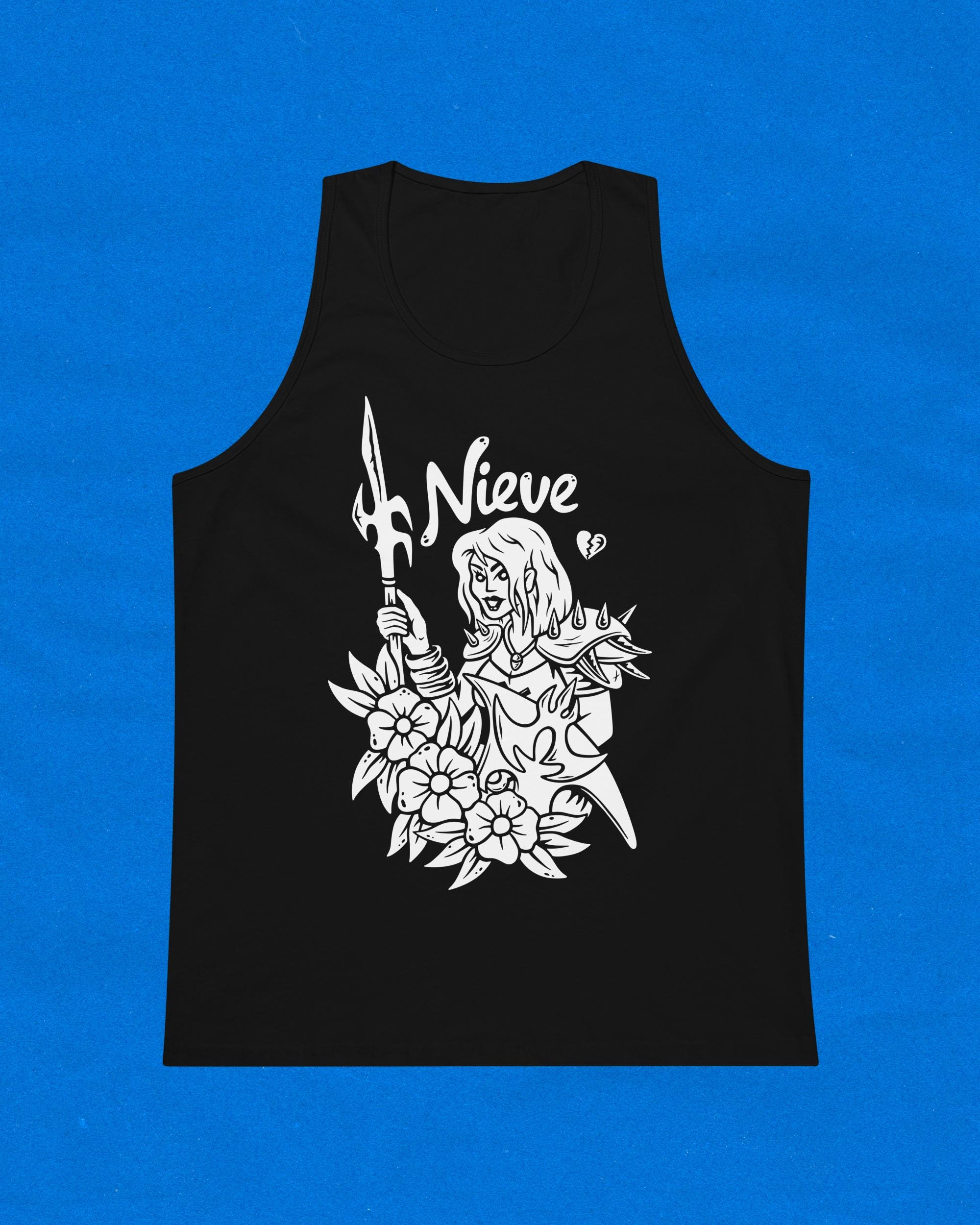 OSRS Nieve White Men’s Premium Tank Top | RuneScape Tank Top | Old School RuneScape | Gift For Him | Gift For Her