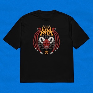 OSRS Yama Color Oversized Heavyweight T-shirt | RuneScape T-Shirt | Gaming T-Shirt | Old School Runescape | Gift For Him