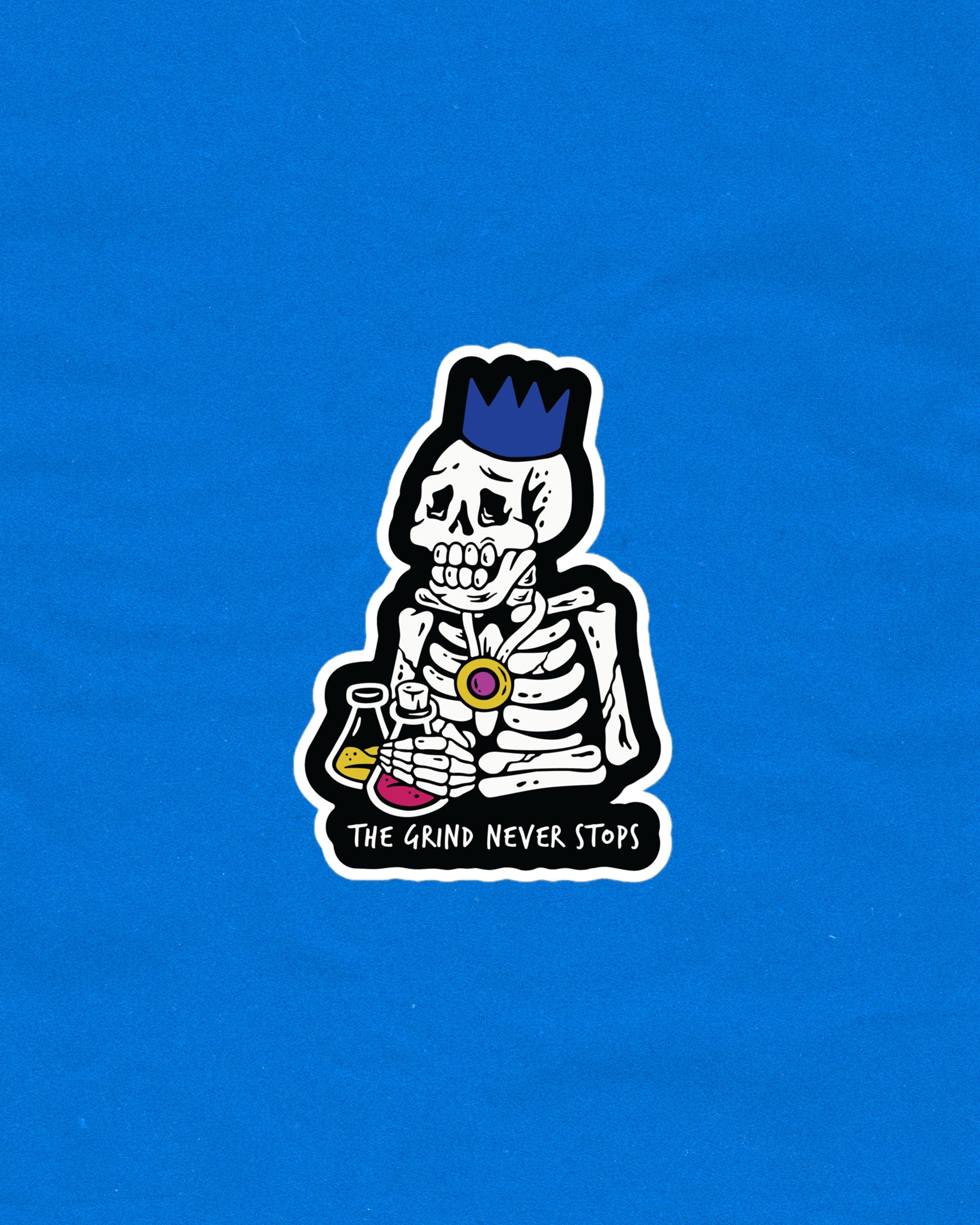 Buy OSRS Grind Never Stops Sticker Runescape Sticker OSRS Sticker Old  School Runescape Gaming Sticker Online in India - Etsy