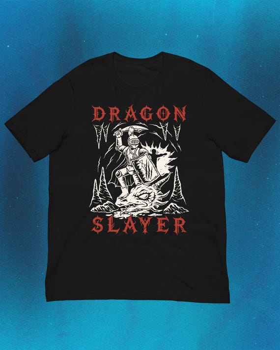 OSRS Dragon Slayer White Unisex T-shirt | Old School Runescape