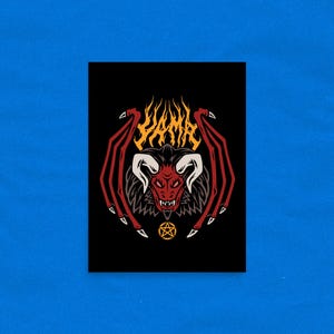 OSRS Yama Matte Poster | RuneScape Poster | OSRS Wall Art | Gaming Poster | Gift For Him | Gift For Her