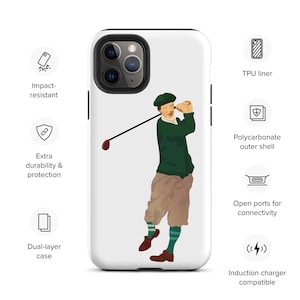 Golf Man Tough iPhone case