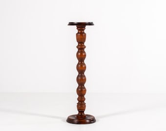 Vintage Wooden Plant Stand / Pedestal