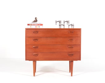 Danish Mid-Century Oak Low Cabinet, 1960s