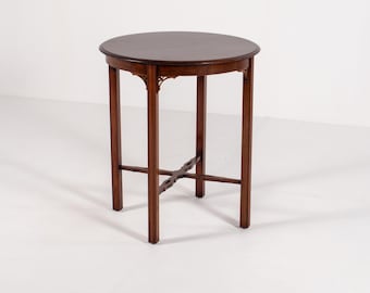 Vintage mahoniehouten Chippendale-accenttafel
