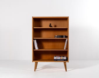 Danish Mid-Century Oak Bookcase, 1960s