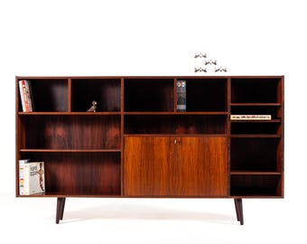 Danish Mid Century Rosewood Bookcase by Farso Møbelfabrik