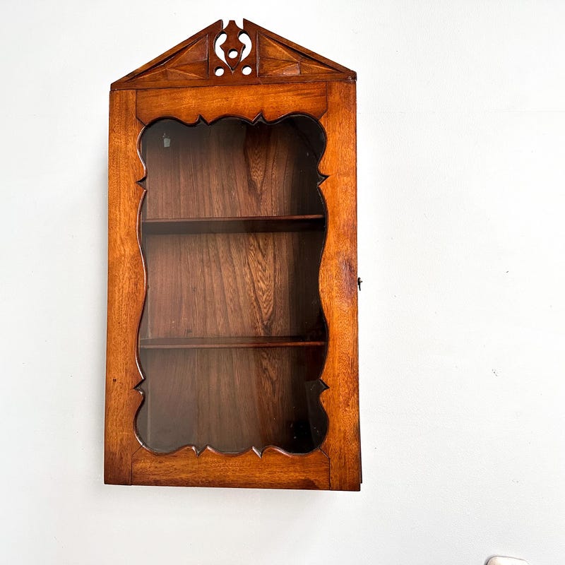 Antique Wall Cabinet - Etsy