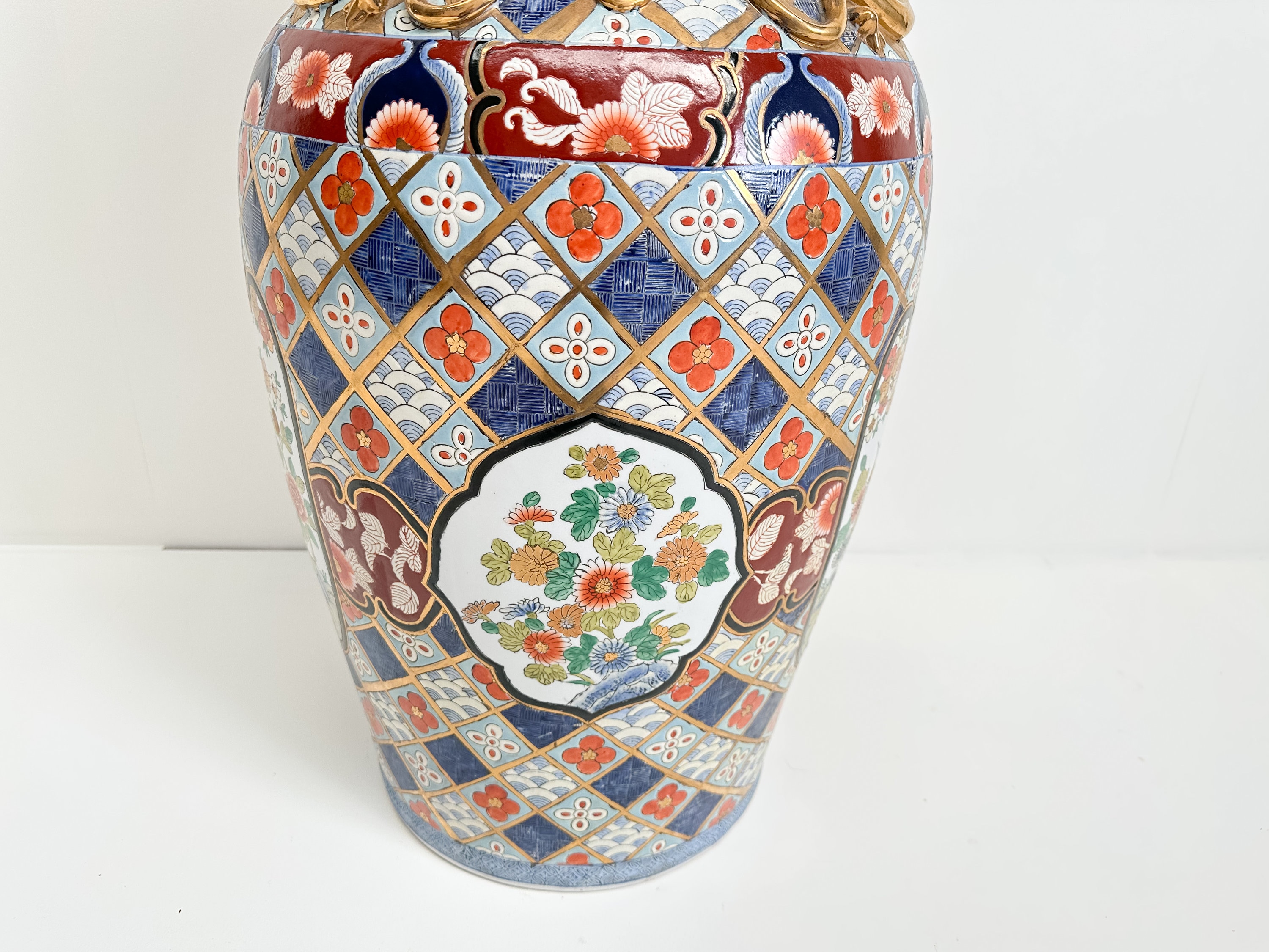 ヴィンテージの巨大な中国製花瓶、高さ37インチ/94 cm - Etsy 日本