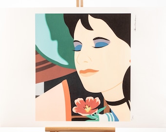 Tom Wesselmann konsttryck | Cynthia i sovrummet Färgprov på Arches-papper (21/450)