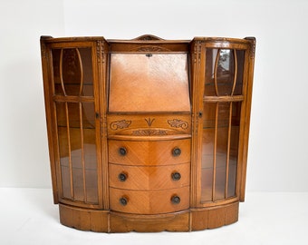 Antique Wooden Cabinet | Secretaire, 1930s