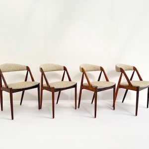 Set of 4 Rosewood Kai Kristiansen Model 31 Dining Chairs