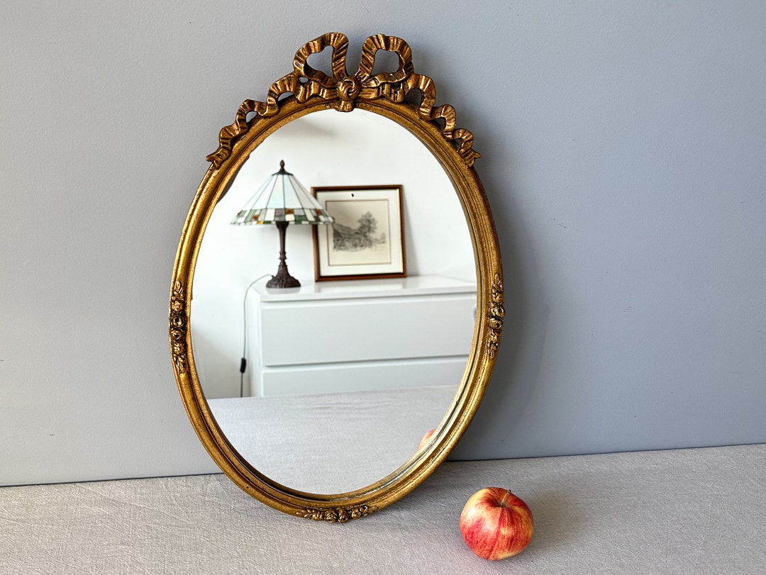 Vintage Framed Mirror, Vintage Gilded Frame Mirror, Large Wall Hanging