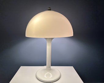 Vintage Large Mushroom Table Lamp, Space Age Lamp, 1970s