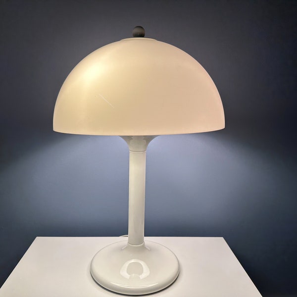 Vintage Large Mushroom Table Lamp, Space Age Lamp, 1970s