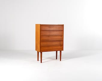 Vintage Mid-Century Teak Chest of Drawers, 1960s, Denmark