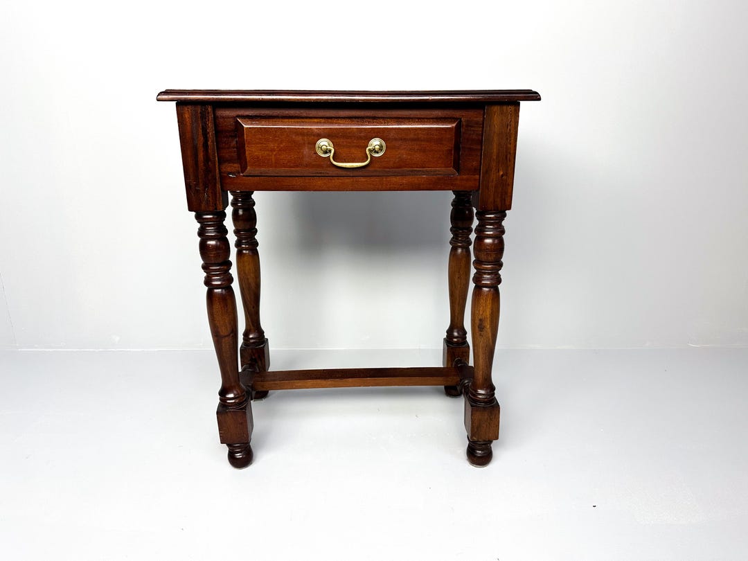 Vintage Side Table With a Drawer | Hall Table - Etsy