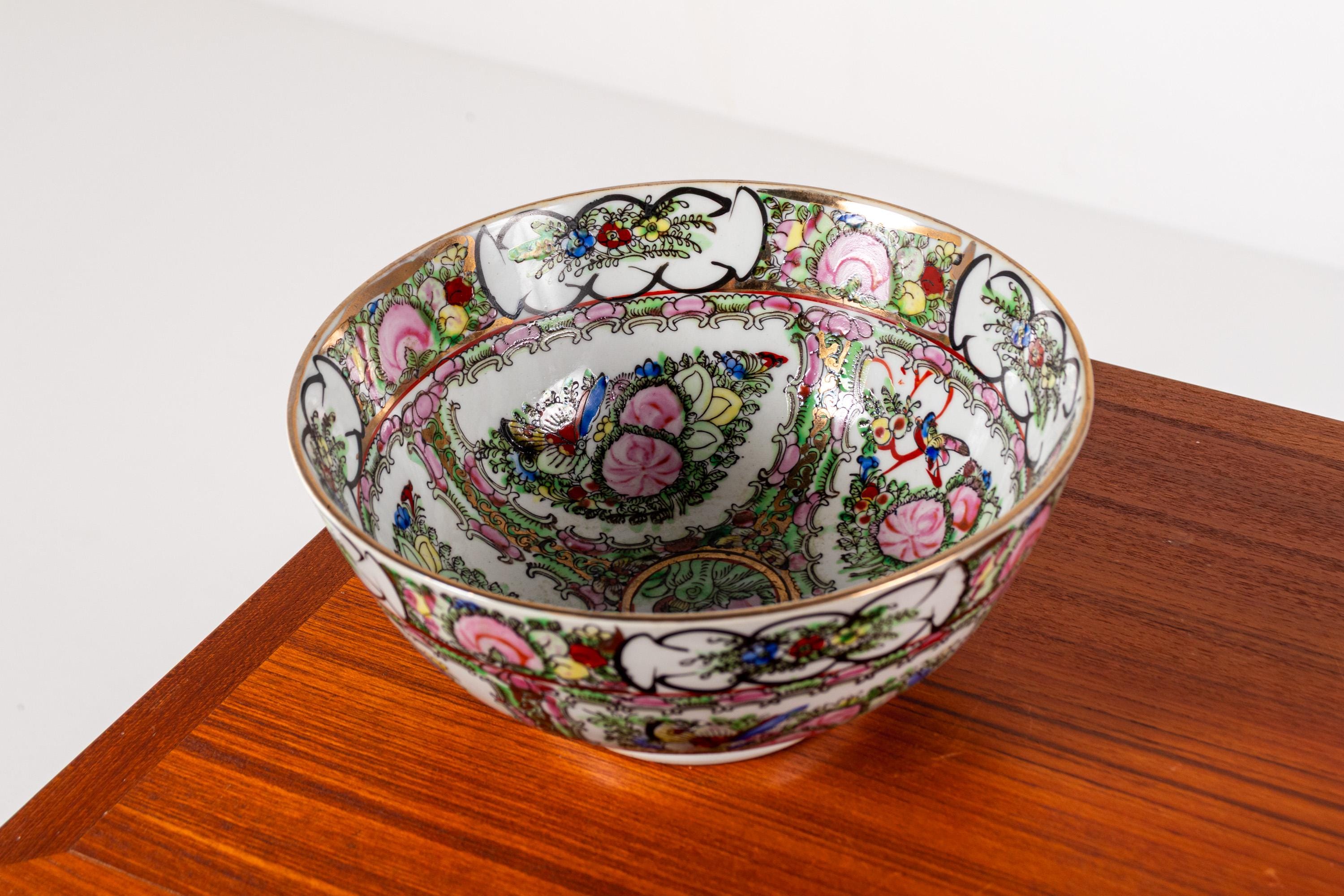 Vintage Chinese Porcelain Bowl - Etsy