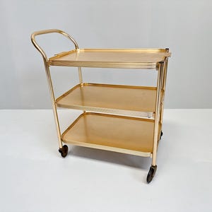 ON HOLD vintage aluminium barwagen