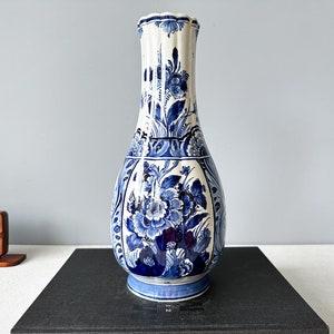 Vintage Royal Delft/Porceleyne Fles Delft Blue Vase 1952, SEE CONDITION INFO, Royal Delft Vase, Original Delftware
