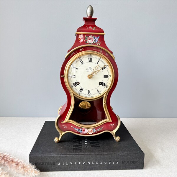 Wind up Chiming Wall Clock Etsy