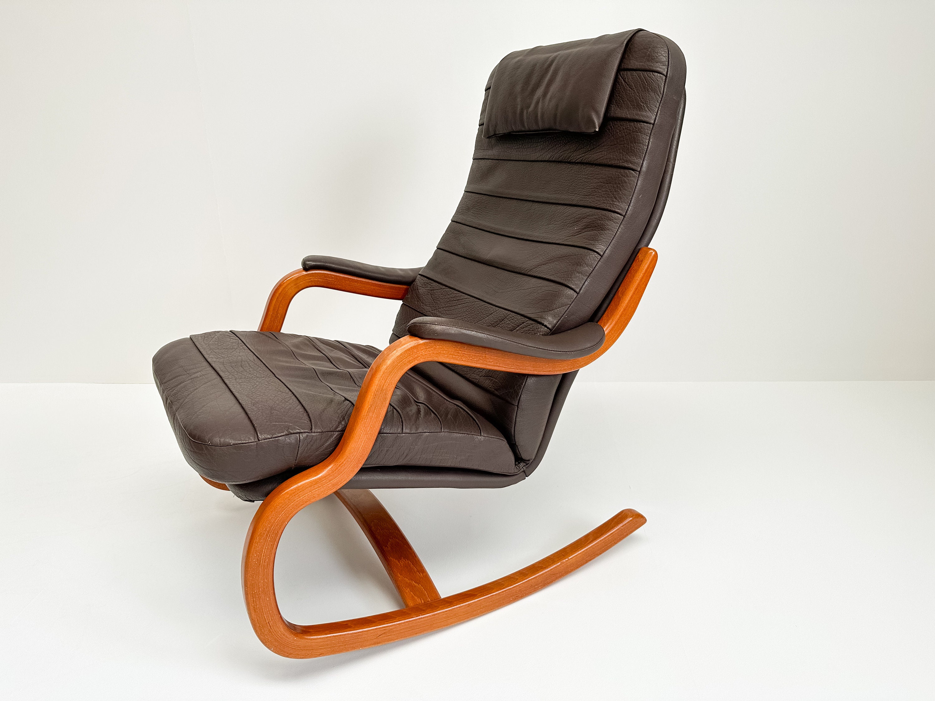 Midcentury Danish Rocking Chair skippers Mobler Denmark 1980s Etsy